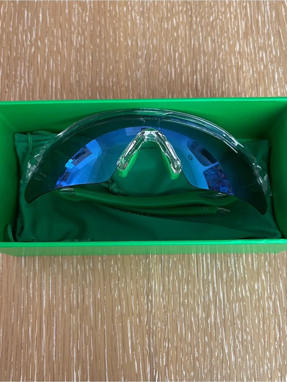 Larry June x Midnight Organic Optics Sunglasses Green Blue